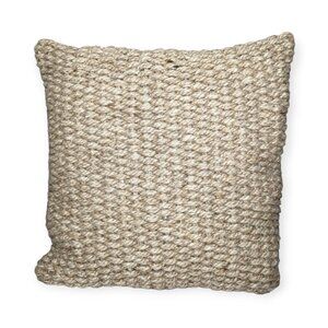Southern Living Wool Blend Woven Jute 18" x 18" Pillow